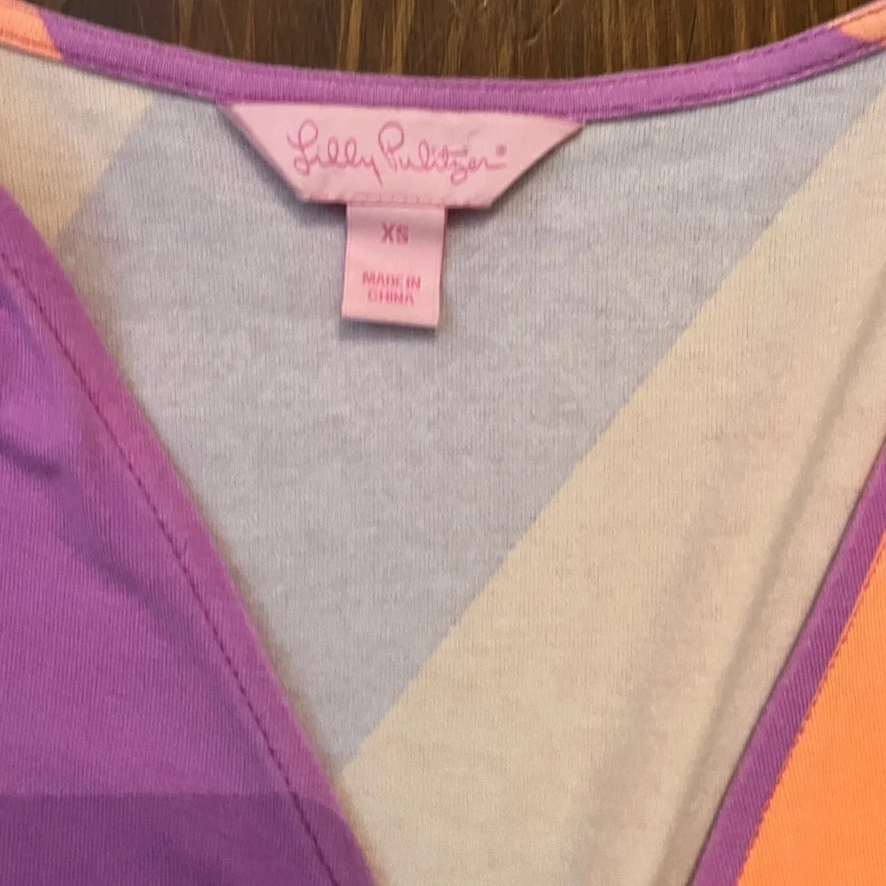 Lily Pulitzer Adriel Ruffle Striped Flutter Sleev… - image 7